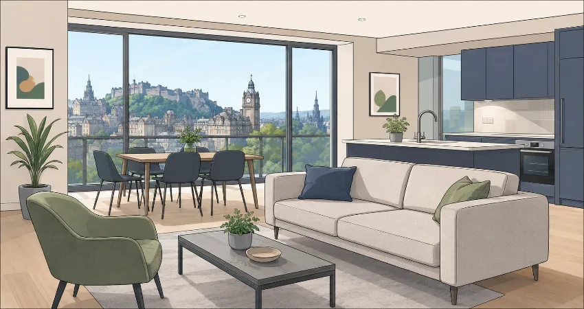 Top 12 Best Affordable Luxury Apartments For Rent In Edinburgh